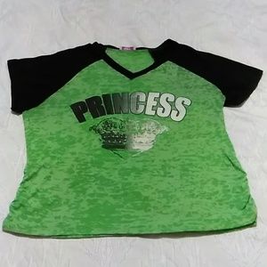Green and black Princess shirt